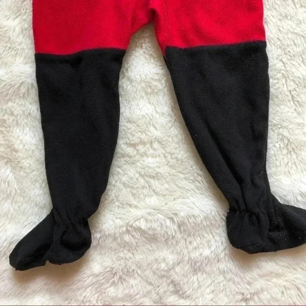Mickey Mouse Footed Onesie Size 2T With Hood - Picture 13 of 16